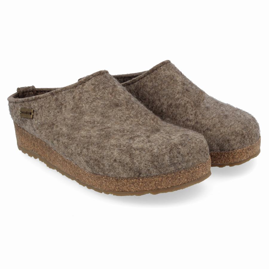 Haflinger Juliette Træsko Dame Beige | XOX688LS